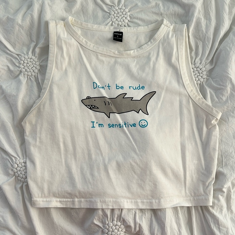 Cropped Tank Top from SHEIN, size L